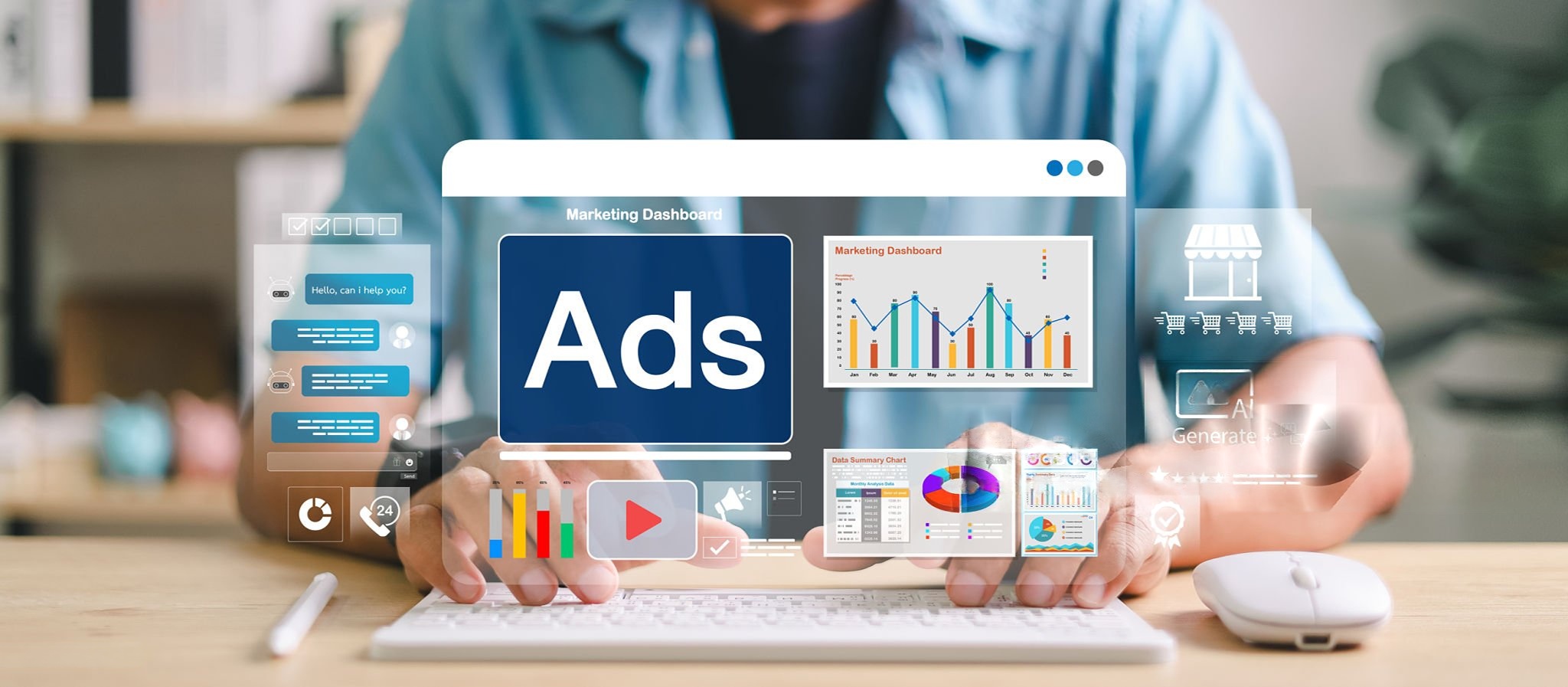 PPC advertising campaign dashboard for pool and spa companies in Murfreesboro, TN generating leads and booked jobs